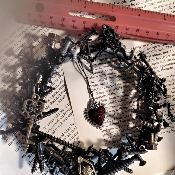 Altered art wreath-One of a kind! - Picture 2 of 4